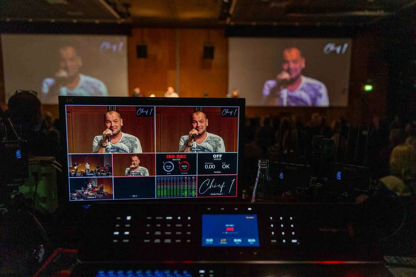 Videoafvikling og storskærm under Passion & Profit Live